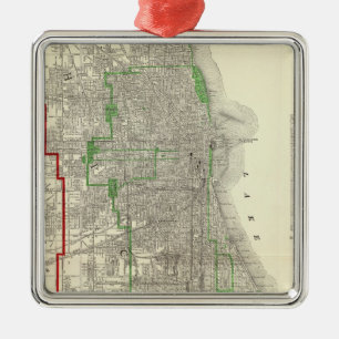 Ornamento De Metal Chicago
