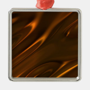 Ornamento De Metal Chocolate líquido derretido quente Textured