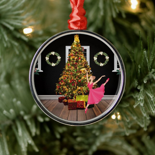 Ornamento De Metal Christmas Ballerina (Árvore)