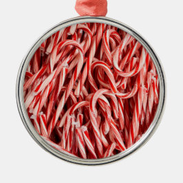 Ornamento De Metal Christmas Candy Canes