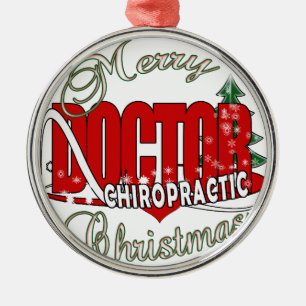 ORNAMENTO DE METAL CHRISTMAS CIROPRÁTICO MÉDICO