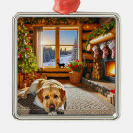 Ornamento De Metal Christmas On The Farm Holiday