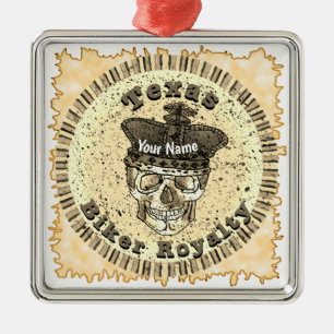 Ornamento De Metal Ciclista do Texas