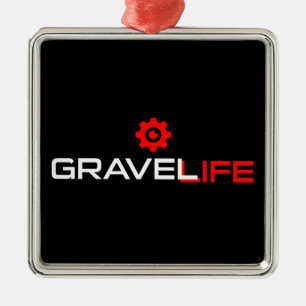 Ornamento De Metal Ciclo de Vida Gravel