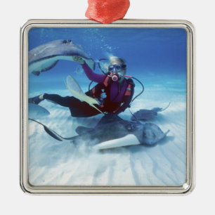 Ornamento De Metal Cidade da arraia-lixa, Grande Caimão, Cayman