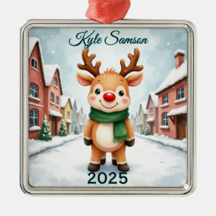 Ornamento De Metal Cidade da Revista de Solteiro Personalizada