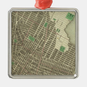 Ornamento De Metal Cidade de New York