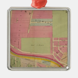 Ornamento De Metal Cincinnati, Ohio 3