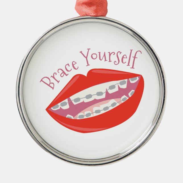 Ornamento De Metal Cinta você mesmo (Frente)