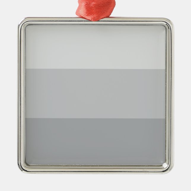 Ornamento De Metal Cinzas de prata riscadas (Frente)