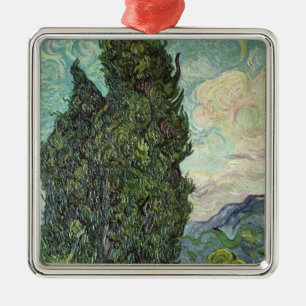 Ornamento De Metal Ciprestes de Vincent van Gogh  , 1889