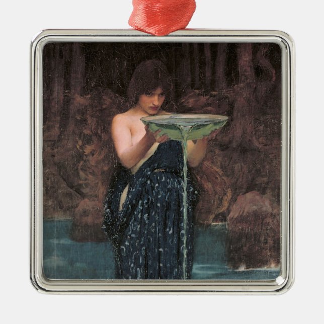 Ornamento De Metal Circe Invidiosa (mitologia grega clássica) (Frente)