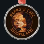 Ornamento De Metal Circuito Retrovisível do Parque Nacional da Cavern<br><div class="desc">Vetor de Caverna de Mamute trabalho de arte design. O parque fica no centro-oeste do Kentucky,  englobando porções da Caverna Mammoth,  o sistema de cavernas mais longo conhecido do mundo.</div>