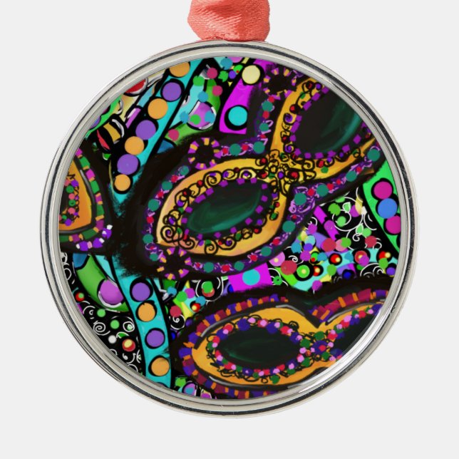 Ornamento De Metal Cirque du Art (Frente)