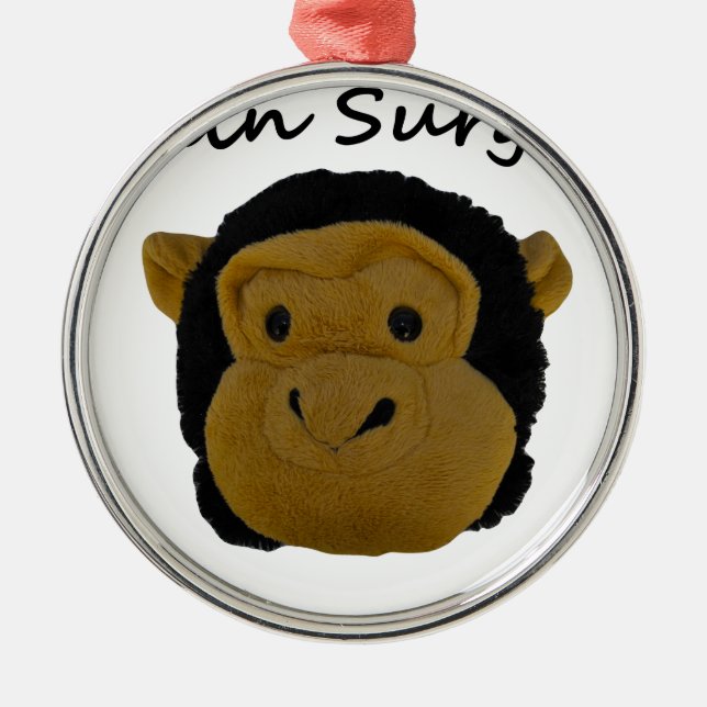 Ornamento De Metal Cirurgião cerebral (Frente)