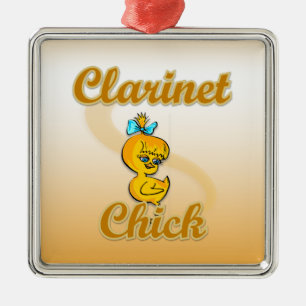 Ornamento De Metal Clarinet Chick