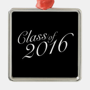 Ornamento De Metal Classe do formando 2016 do segundo grau