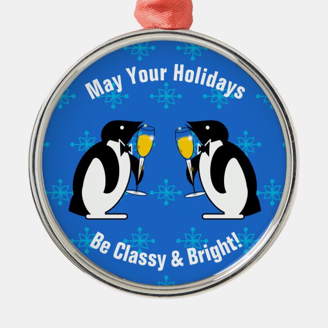 Ornamento De Metal Clássico e Brilho (Frente)