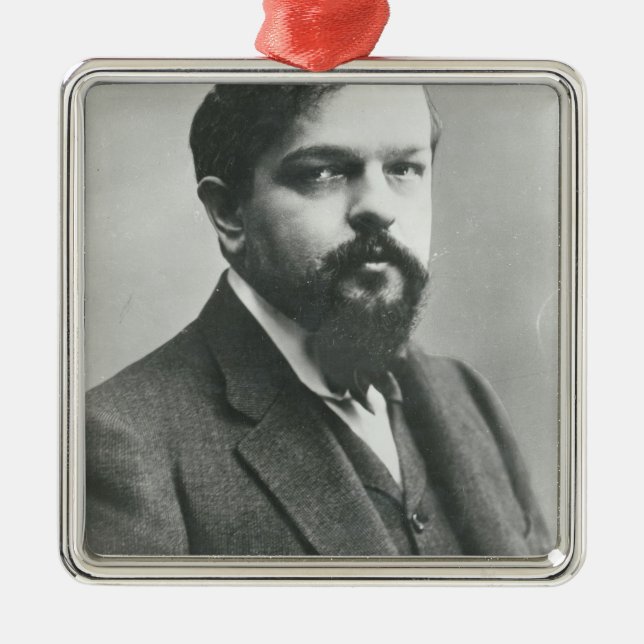Ornamento De Metal Claude Debussy (Frente)