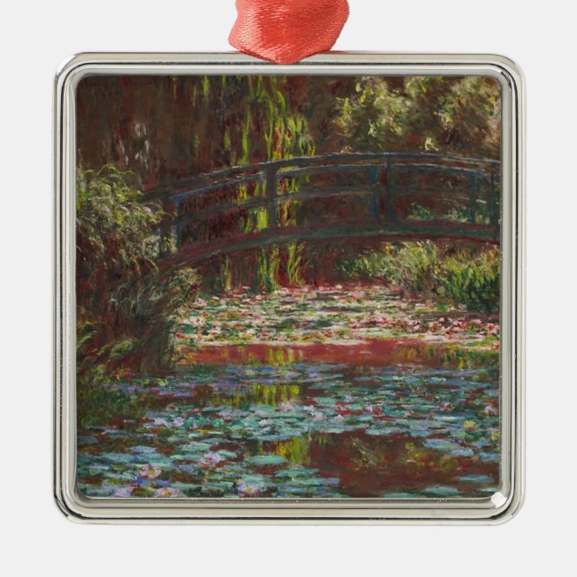 Ornamento De Metal Claude Monet (Frente)