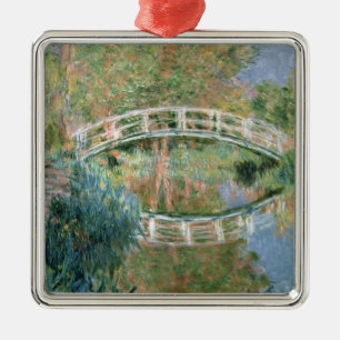 Ornamento De Metal Claude Monet a ponte japonesa, Giverny