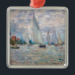 Ornamento De Metal Claude Monet - Boats Regatta na Argentina<br><div class="desc">The Boats Regatta at Argenteuil / Regate a Argenteuil - Claude Monet,  Oil on Canvas,  1874</div>