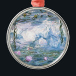 Ornamento De Metal Claude Monet Impressionista Impressionista Impress<br><div class="desc">Impressionista Paisagem Pintura por Claude Monet - Clássicas Masteroides - Série Impressionista de Claude Monet - Pintura Impressionista Claude Monet Impressionista Água Lillies</div>