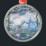 Ornamento De Metal Claude Monet Impressionista Impressionista Impress<br><div class="desc">Impressionista Paisagem Pintura por Claude Monet - Clássicas Masteroides - Série Impressionista de Claude Monet - Pintura Impressionista Claude Monet Impressionista Água Lillies</div>