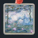 Ornamento De Metal Claude Monet Impressionista Impressionista Impress<br><div class="desc">Impressionista Paisagem Pintura por Claude Monet - Clássicas Masteroides - Série Impressionista de Claude Monet - Pintura Impressionista Claude Monet Impressionista Água Lillies</div>