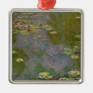Ornamento De Metal Claude Monet  Lírios aquáticos, 1919