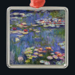 Ornamento De Metal Claude Monet - Lírios/Ninfas<br><div class="desc">Lírios/Ninfas - Claude Monet,  1916</div>