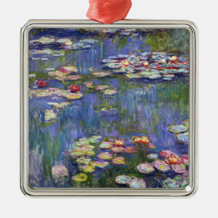 Ornamento De Metal Claude Monet - Lírios/Ninfas