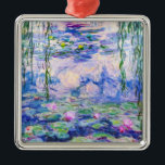 Ornamento De Metal Claude Monet - Lírios/Ninfas 1919<br><div class="desc">Lírios/Ninfas (W.1852) - Claude Monet,  Petróleo na Canvas,  1916-1919</div>