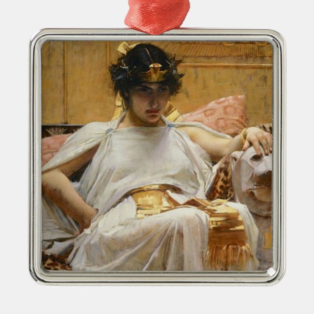 Ornamento De Metal Cleópatra (antiga Rainha Egípcia) (Frente)