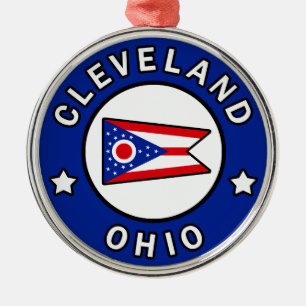 Ornamento De Metal Cleveland Ohio