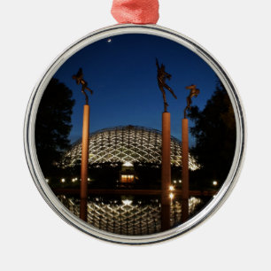 Ornamento De Metal Climatron no jardim botânico de Missouri