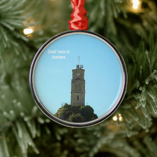 Ornamento De Metal Clock Tower of Arachova Greece