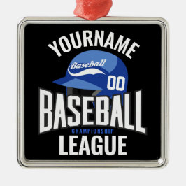 Ornamento De Metal Clube Personalizado de Champ NAME Team Player