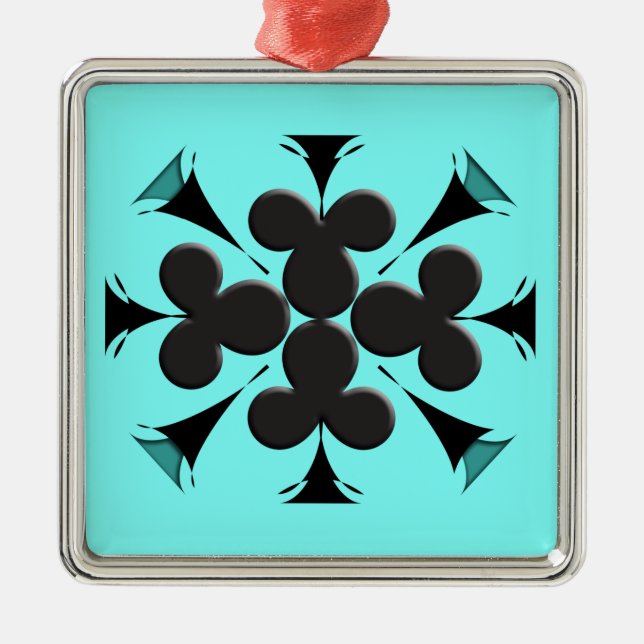 Ornamento De Metal Clubs (Frente)