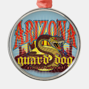 Ornamento De Metal Cobra do Arizona de Guarda