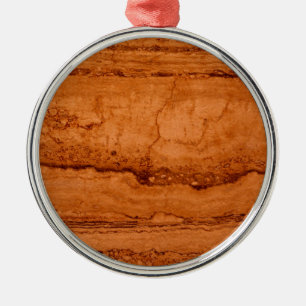 Ornamento De Metal Cobre Canyon Granite, dourado âmbar Montanhas Sedo