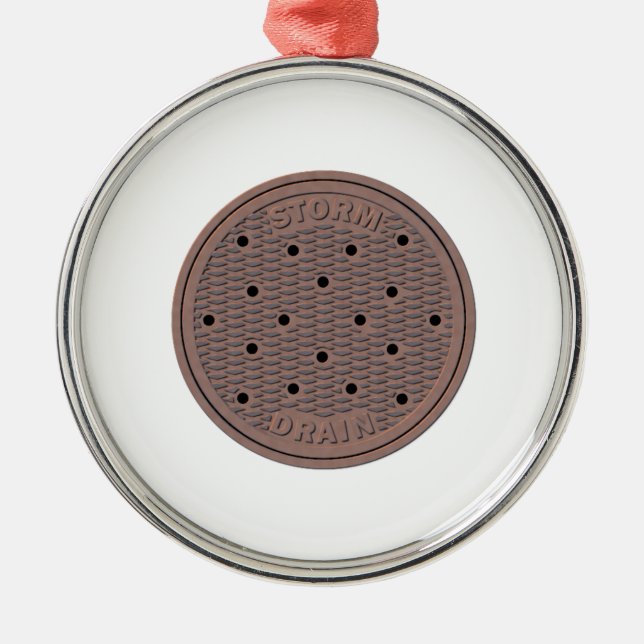 Ornamento De Metal Cobrir de câmara de visita (Frente)