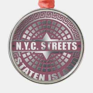 Ornamento De Metal Cobrir Manhole Staten Island