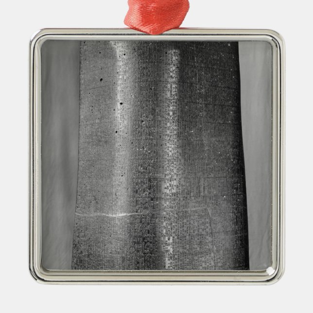 Ornamento De Metal Código de Hammurabi, detalhe de coluna (Frente)