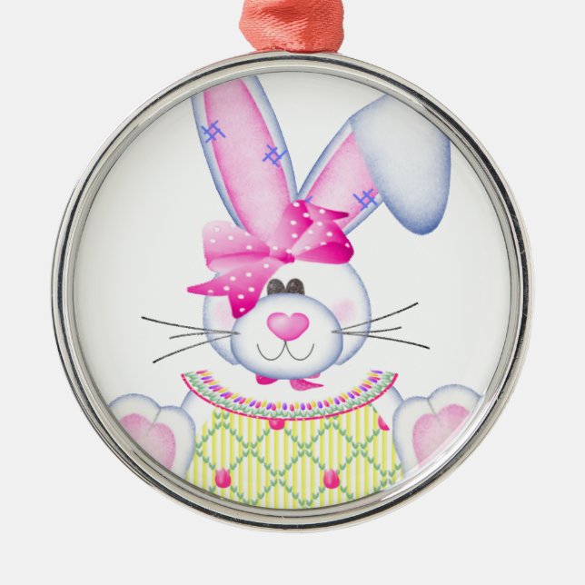 Ornamento De Metal Coelho Bonnie (Frente)