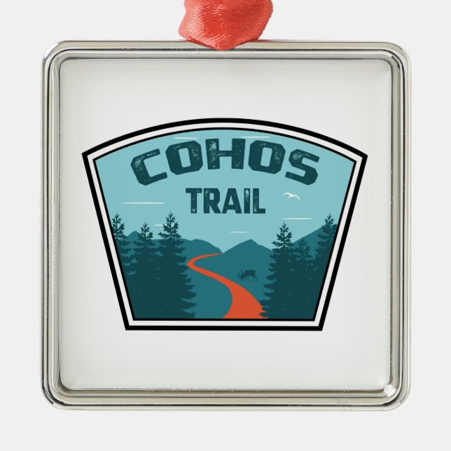 Ornamento De Metal Cohos Trail New Hampshire (Frente)
