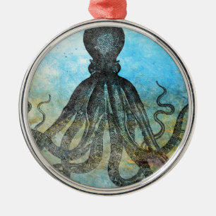 Ornamento De Metal Colagem de polvo vintage