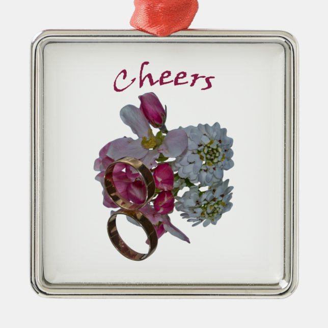 Ornamento De Metal Colar Cheers (Frente)