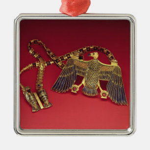 Ornamento De Metal Colar com pendente do abutre