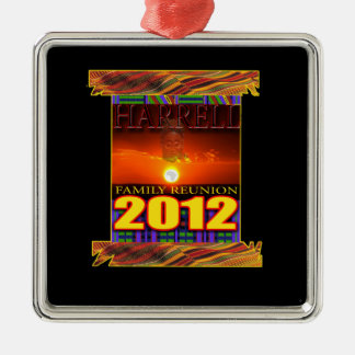 Ornamento De Metal Colar da reunião de família de Harrell